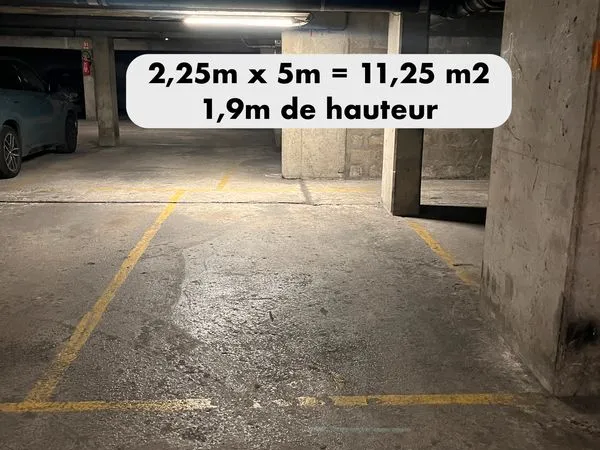 Place de parking sécurisée à vendre Paris 11e rue Saint-Maur