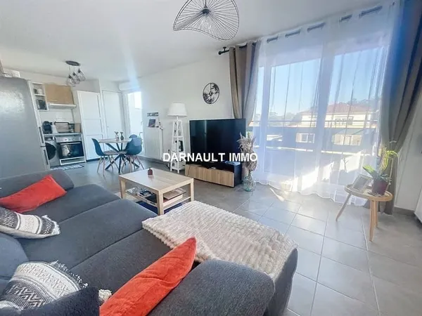 Appartement T2 de 51.74m2 au dernier étage sur CUGNAUX avec sa t