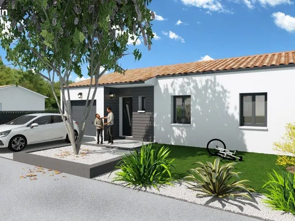 Projet de construction d'une maison 95 m² avec terrain à PONT-L'ABBE-D'ARNOULT (17)