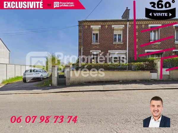 Maison semi-mitoyenne avec jardin Investissement locatif Hirson