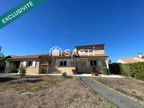 Maison parfaitement entretenue, 3 ch (poss 4), garage