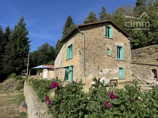 MAISON EN PIERRE AVEC VUE PANORAMIQUE