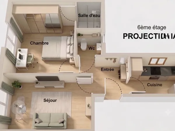 Vends t2 - 34.1 m² - Boulogne Billancourt 92100