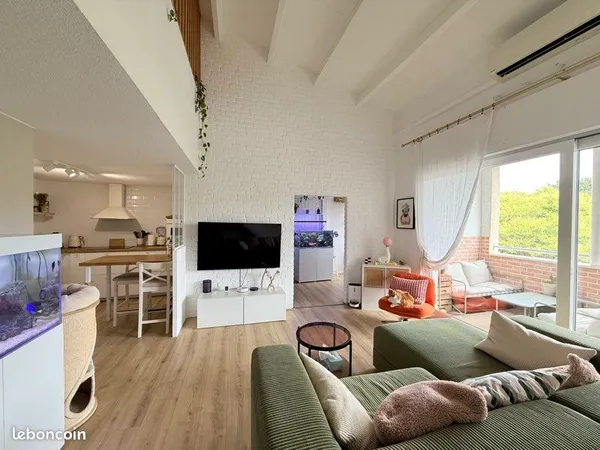 T3 Duplex style loft - 60 m² - Castelginest