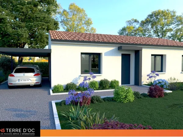 Terrain + maison à vendre à Caraman