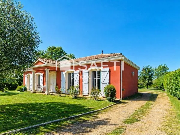 Maison individuelle dans un cadre idyllique