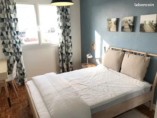 Nantes Sud - T4 meublé - 1 chambre dispo