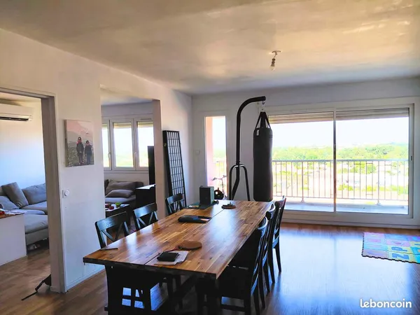 Duplex 120 m² - Dernier étage - 4 chambres - Balcons - Vue dégagée