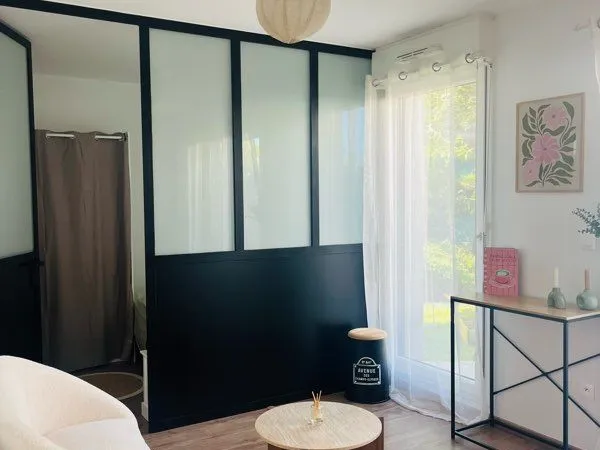 Appartement meublé avec jardin privatif