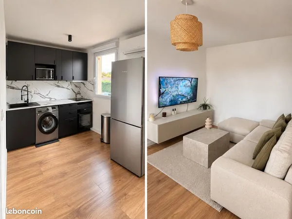 T2 meublé avec balcon et parking à Aucamville