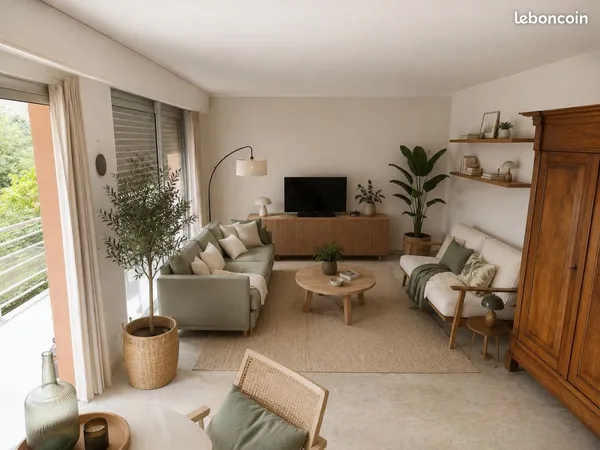 Appartement traversant T2 / Arceaux