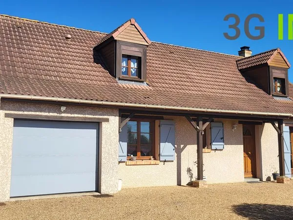 Vente | Maison T6 | 6p | 5ch | 124 m² | Tremblay-les-Villages | Terrasse · Jardin