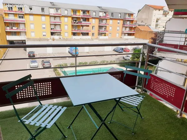 🔑STUDIO meublé Marcadieu parking et balcon