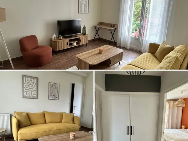 Appartement T2 47m2 meublé et rénové