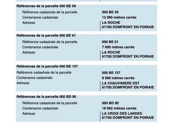 Terrains agricoles - Domfront en Poiraie - Libres de bail