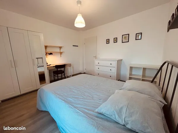 Chambre en colocation proche gare et aéroport