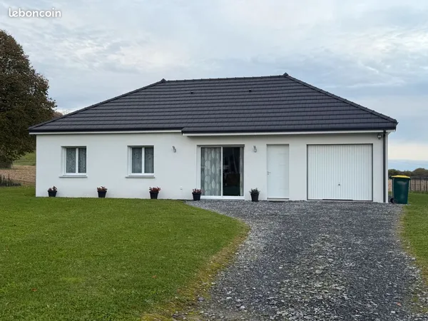 Maison 91 m² + garage de 15 m² - Terrain clôturé 1 000 m² - Arthez-de-Béarn