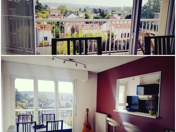 Appartement lumineux dernier étage avec balcon