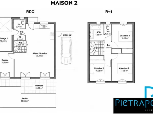 EN EXCLUSIVITE MAISON NEUVE 4 CHAMBRES 01480 FAREINS