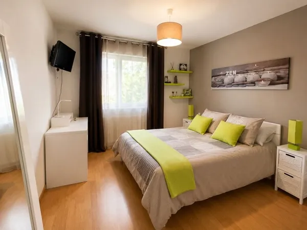 Loue chambre étudiant chez l'habitant Colomiers avec salle de bain et wc principalement privatifs, 3