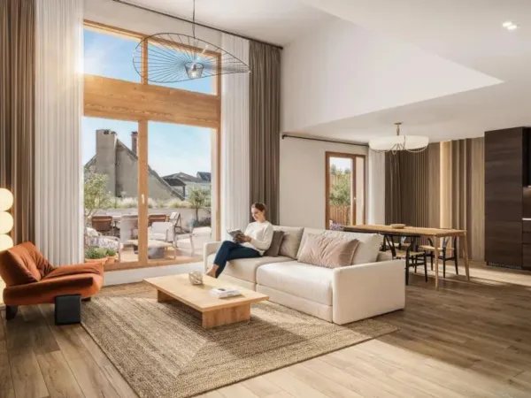appartement 2 pièces avec terrasse et parking privatif à CHALON SUR SAONE (71)