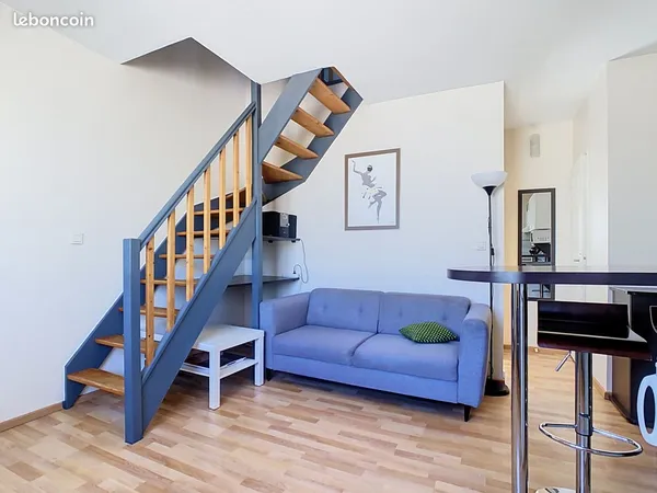 Agréable T3 meublé en duplex pour colocation