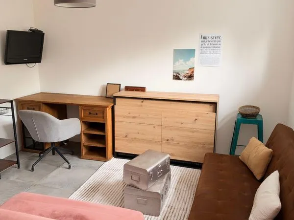 🏡 t2 meublé - idéal étudiant - 600 tout compris - saint-brieuc