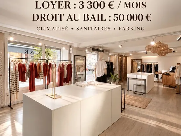 À CÉDER - DROIT AU BAIL LOCAL COMMERCIAL DE 100 m² - SAINT-PAUL CENTRE-VILLE