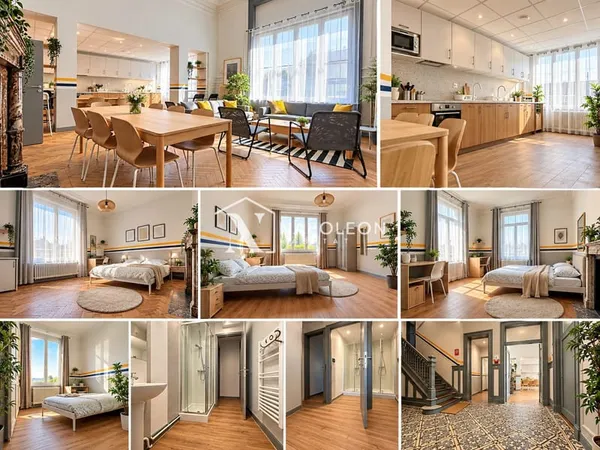 Colocation meublée 17 chambres - Lille Fives