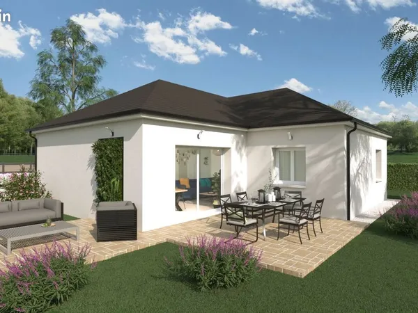 Projet de construction d'une maison 82.4 m² avec terrain à CHEZELLE (03)