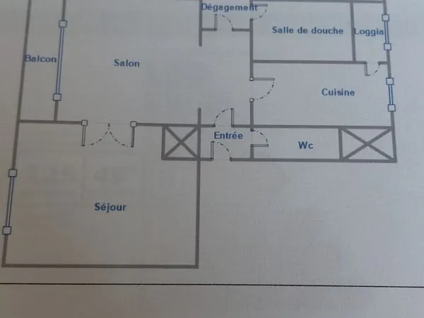 Appartement 4 pièces 72 m²
