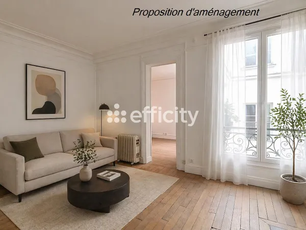 Appartement 2 pièces 43 m²