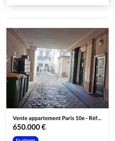 Vente appartement place de la République