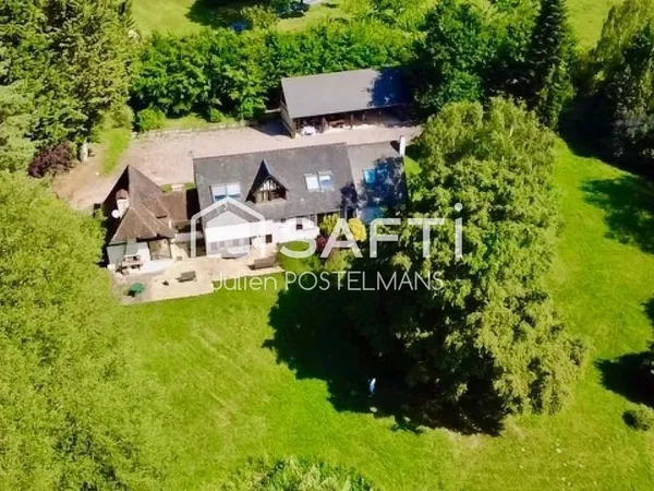PROPRIÉTÉ 203 M2 AVEC ANNEXES, PARC ARBORÉ,RUISSEAU
