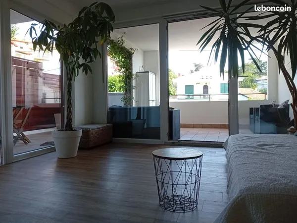 Appartement meublé Hendaye - septembre à juin - parking - 4 min plage
