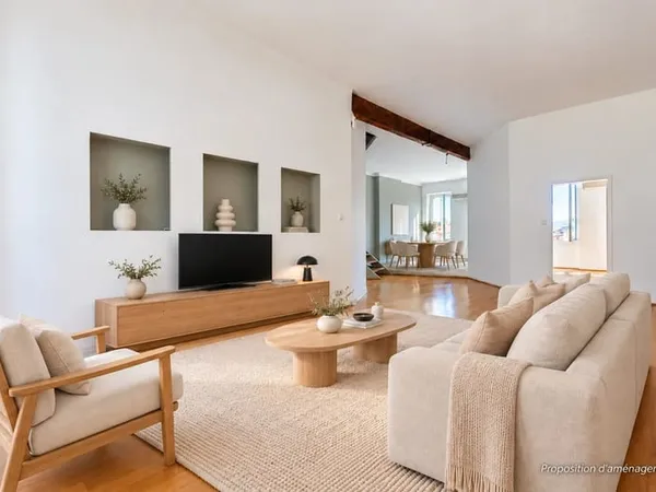 Marseille 6ème - Dernier étage - Loft de 141m² - 3 chambres