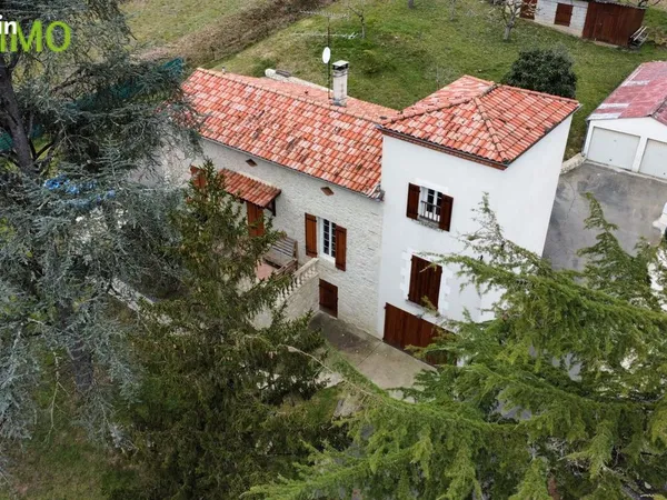 Vente | Ensemble de 2 maisons | 10p | 8ch | 252 m² | Bon-Encontre | Expo Sud | Terrasse