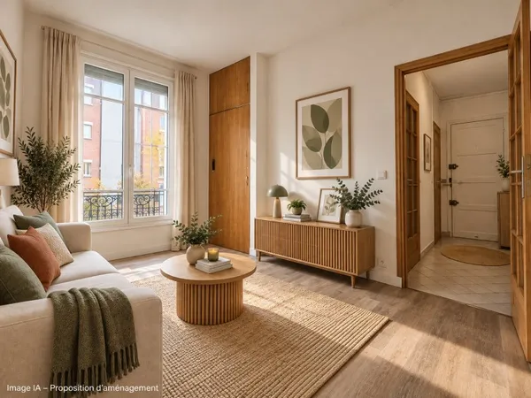 Appartement 1 pièce 22 m²