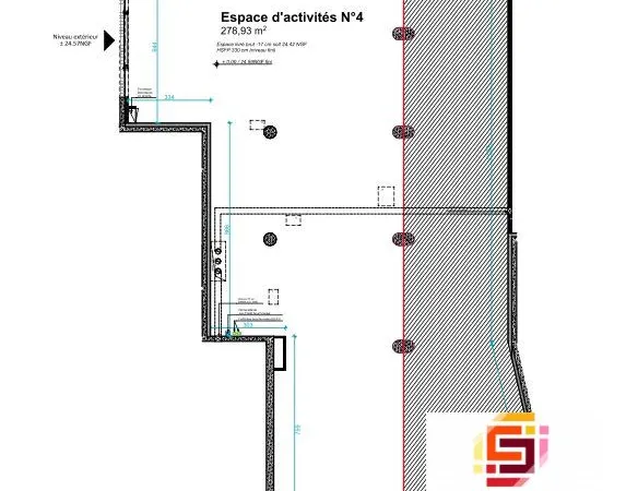Bureaux 279 m² Vernon