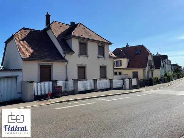 SCHILTIGHEIM - F4 RDC surélevé de 93m2 avec jardin privatif