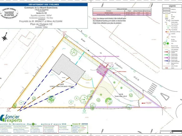 Terrain constructible 448 m² - Mesnil Saint-Denis - RARE