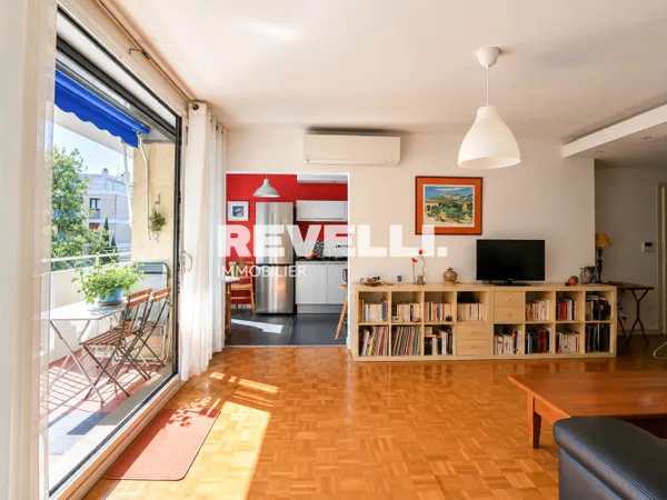 Sous les Pins - Appartement type 3/4 de 81 m2 - Terrasse - Cave- stationnement-13009 Cabot
