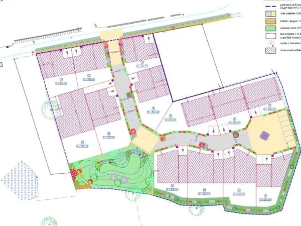 Terrain 603 m²