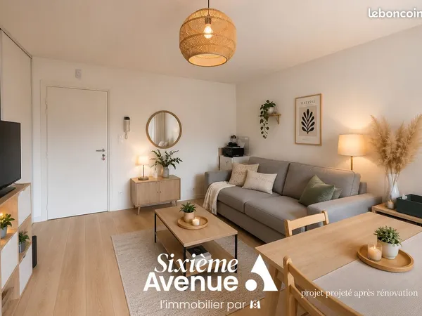 Appartement 2 pièces 42 m²