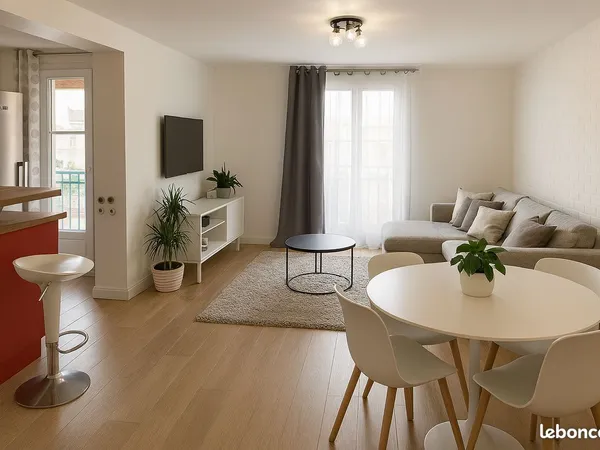 À VENDRE - F3 68 m² - Dernier étage - Balcon plein sud - Parking - 229 000 📍 Saint-Brice-sous-Forêt 
