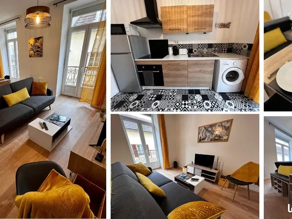 T2 meublé 44m² + 2 balcons - ÉTUDIANTS UNIQUEMENT - BAIL 9 MOIS - sans frais d'agence
