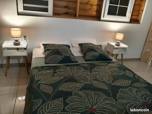 ​À louer : Studio meublé de 30 m² en bas de villa avec espace extérieur - Le Lamentin (Secteur Pelle