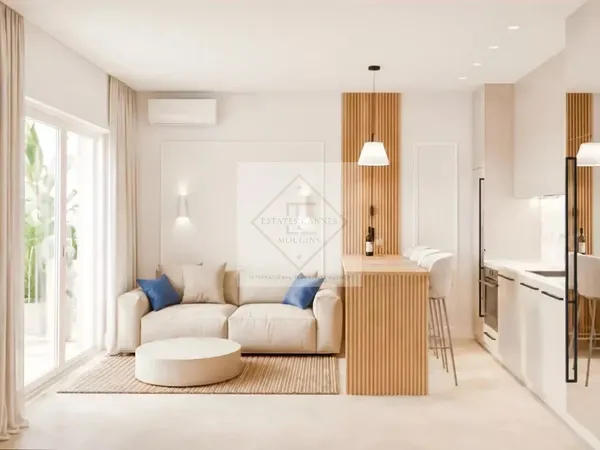 Palm Beach – Raffiné 2 pièces rénové, emplacement premium Croisette
