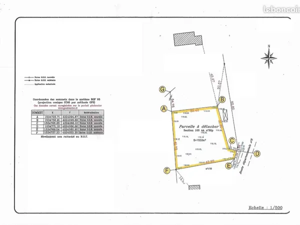 Terrain constructible à vendre - Bassillac-et-Auberoche (Le Change)