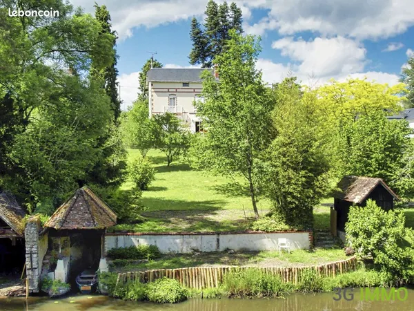 SEUR (41) - Villa bourgeoise en meulière dite « Villa Caprice » - environnement exceptionnel